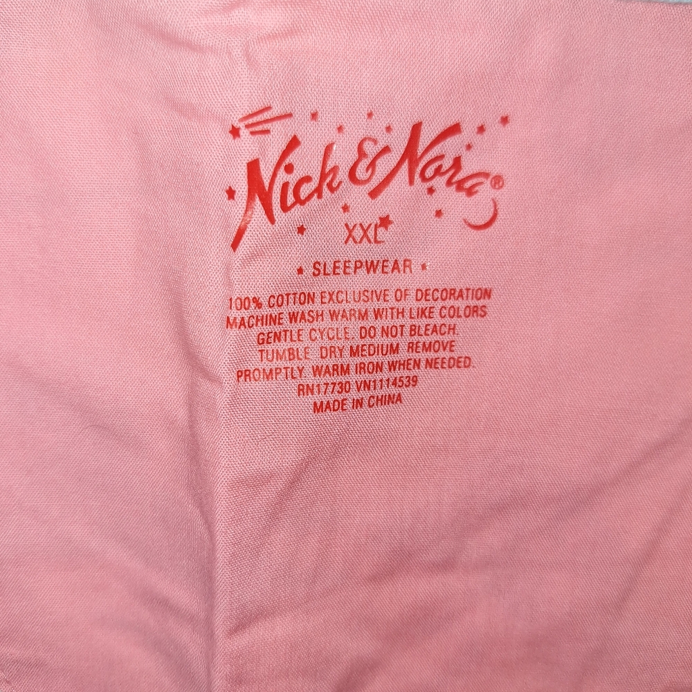 XXL Nick & Nora Flamingo Camper Christmas Flannel 2pc Pajamas NWOT Womens - Picture 2 of 3